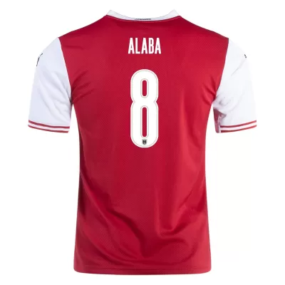 Men's ALABA #8 Austria Home Soccer Jersey Shirt 2020/21 - Fan Version - Pro Jersey Shop