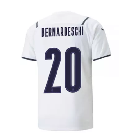 Men's BERNARDESCHI #20 Italy Away Soccer Jersey Shirt 2021 - Fan Version - Pro Jersey Shop