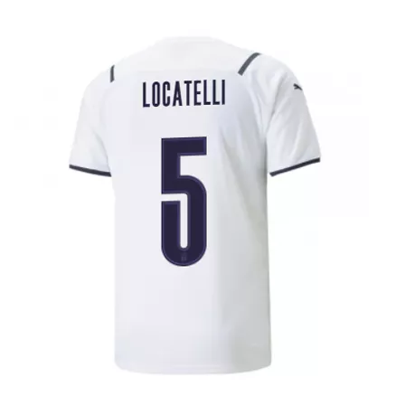 Men's LOCATELLI #5 Italy Away Soccer Jersey Shirt 2021 - Fan Version - Pro Jersey Shop