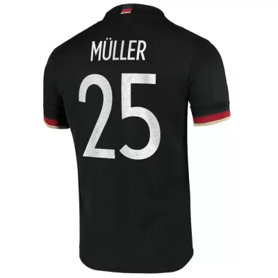 Men's MÜLLER #25 Germany Away Soccer Jersey Shirt 2020 - Fan Version - Pro Jersey Shop