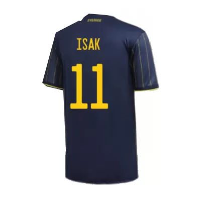 Men's ISAK #11 Sweden Away Soccer Jersey Shirt 2020 - Fan Version - Pro Jersey Shop