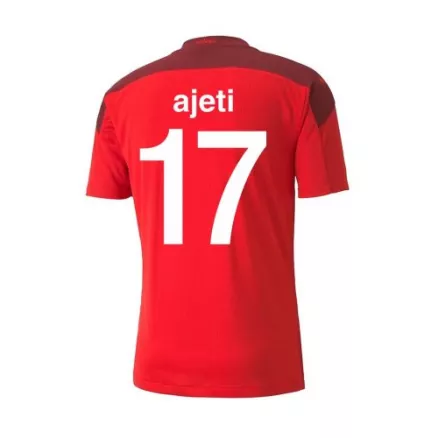Men's AJETI #17 Switzerland Home Soccer Jersey Shirt 2021 - Fan Version - Pro Jersey Shop