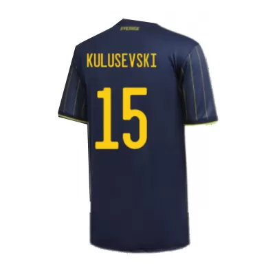 Men's KULUSEVSKI #15 Sweden Away Soccer Jersey Shirt 2020 - Fan Version - Pro Jersey Shop