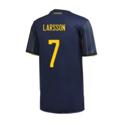 Men's LARSSON #7 Sweden Away Soccer Jersey Shirt 2020 - Fan Version - Pro Jersey Shop