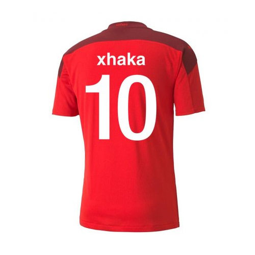 waterstof Banzai Voorstellen Men's Replica XHAKA #10 Switzerland Home Soccer Jersey Shirt 2021 Puma |  Pro Jersey Shop