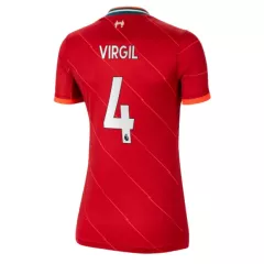 Women's Replica VIRGIL #4 Liverpool Home Soccer Jersey Shirt 2021/22 Nike - Pro Jersey Shop