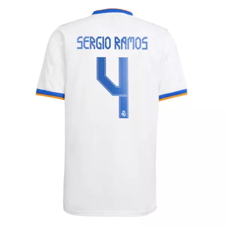 Men's Replica SERGIO RAMOS #4 Real Madrid Home Soccer Jersey Shirt 2021/22 Adidas - Pro Jersey Shop