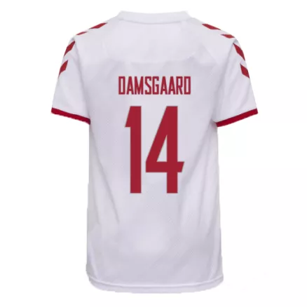 Men's DAMSGAARD #14 Denmark Away Soccer Jersey Shirt 2021 - Fan Version - Pro Jersey Shop