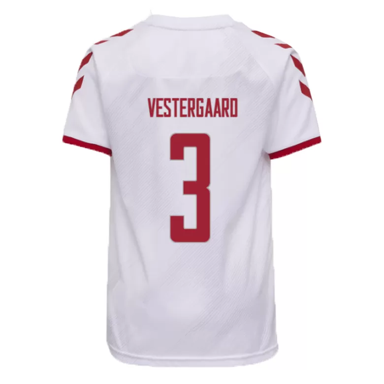 Men's VESTERGAARD #3 Denmark Away Soccer Jersey Shirt 2021 - Fan Version - Pro Jersey Shop