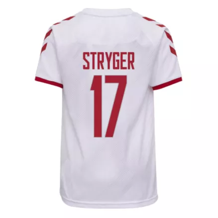 Men's STRYGER #17 Denmark Away Soccer Jersey Shirt 2021 - Fan Version - Pro Jersey Shop