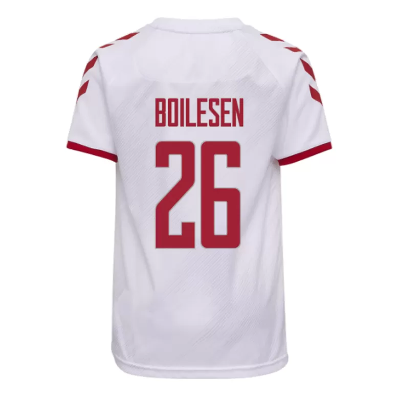 Men's BOILESEN #26 Denmark Away Soccer Jersey Shirt 2021 - Fan Version - Pro Jersey Shop