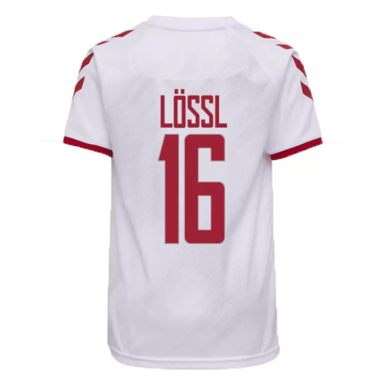 Men's LÖSSL #16 Denmark Away Soccer Jersey Shirt 2021 - Fan Version - Pro Jersey Shop