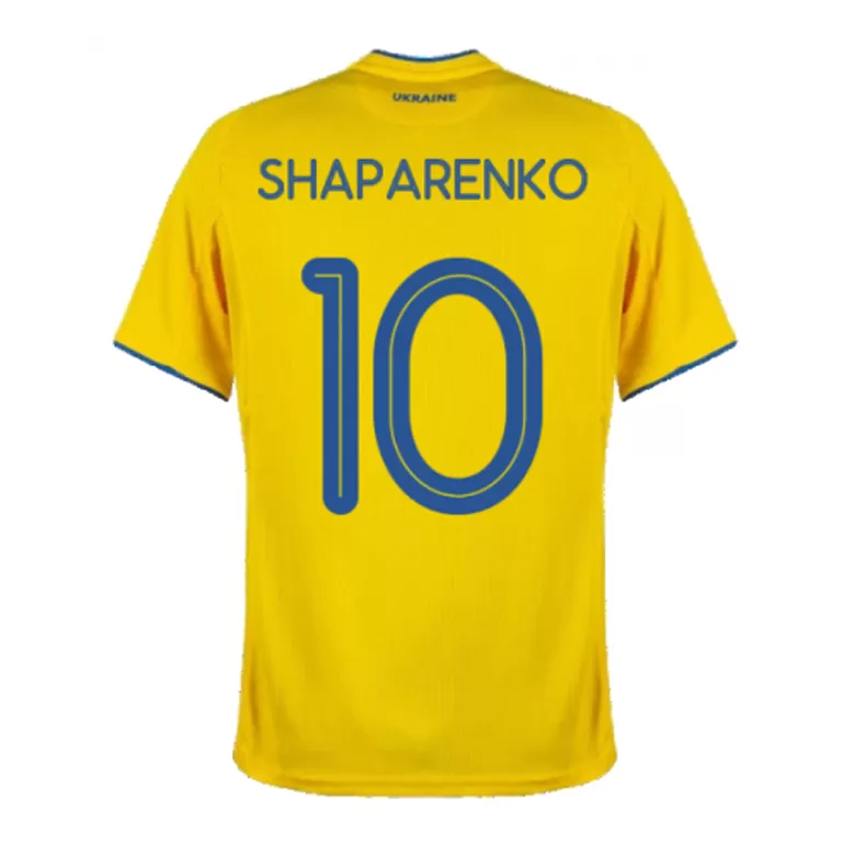 Men's SHAPARENKO #10 Ukraine Home Soccer Jersey Shirt 2020 - Fan Version - Pro Jersey Shop