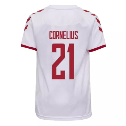 Men's CORNELIUS #21 Denmark Away Soccer Jersey Shirt 2021 - Fan Version - Pro Jersey Shop