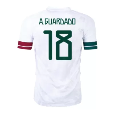 Men's A.GUARDADO #18 Mexico Gold Cup Away Soccer Jersey Shirt 2020 - Fan Version - Pro Jersey Shop