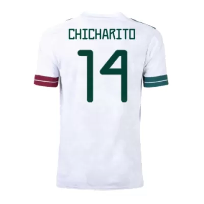 Men's CHICHARITO #14 Mexico Gold Cup Away Soccer Jersey Shirt 2020 - Fan Version - Pro Jersey Shop