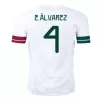 Men's E.ÁLVAREZ #4 Mexico Gold Cup Away Soccer Jersey Shirt 2020 - Fan Version - Pro Jersey Shop