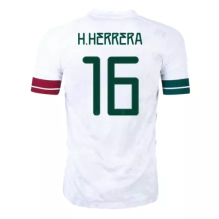 Men's H.HERRERA #16 Mexico Gold Cup Away Soccer Jersey Shirt 2020 - Fan Version - Pro Jersey Shop
