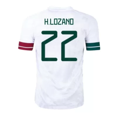 Men's H.LOZANO #22 Mexico Gold Cup Away Soccer Jersey Shirt 2020 - Fan Version - Pro Jersey Shop