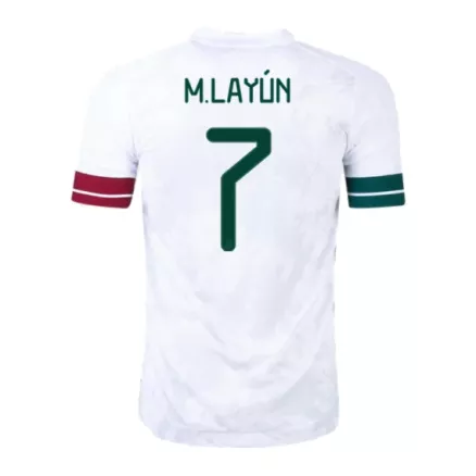 Men's M.LAYÚN #7 Mexico Gold Cup Away Soccer Jersey Shirt 2020 - Fan Version - Pro Jersey Shop