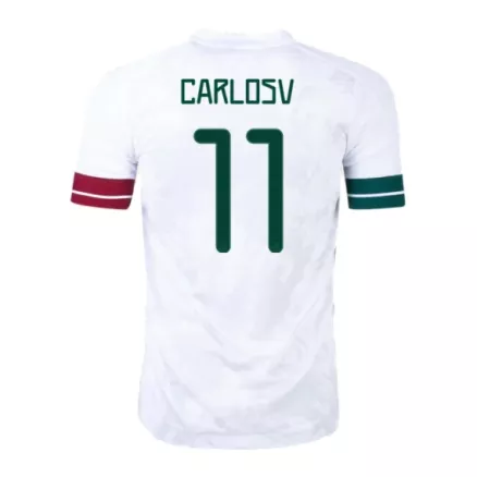 Men's CARLOSV #11 Mexico Gold Cup Away Soccer Jersey Shirt 2020 - Fan Version - Pro Jersey Shop