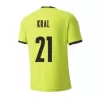 Men's KRAL #21 Czech Republic Away Soccer Jersey Shirt 2020 - Fan Version - Pro Jersey Shop