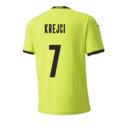 Men's KREJCI #7 Czech Republic Away Soccer Jersey Shirt 2020 - Fan Version - Pro Jersey Shop