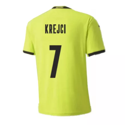 Men's KREJCI #7 Czech Republic Away Soccer Jersey Shirt 2020 - Fan Version - Pro Jersey Shop