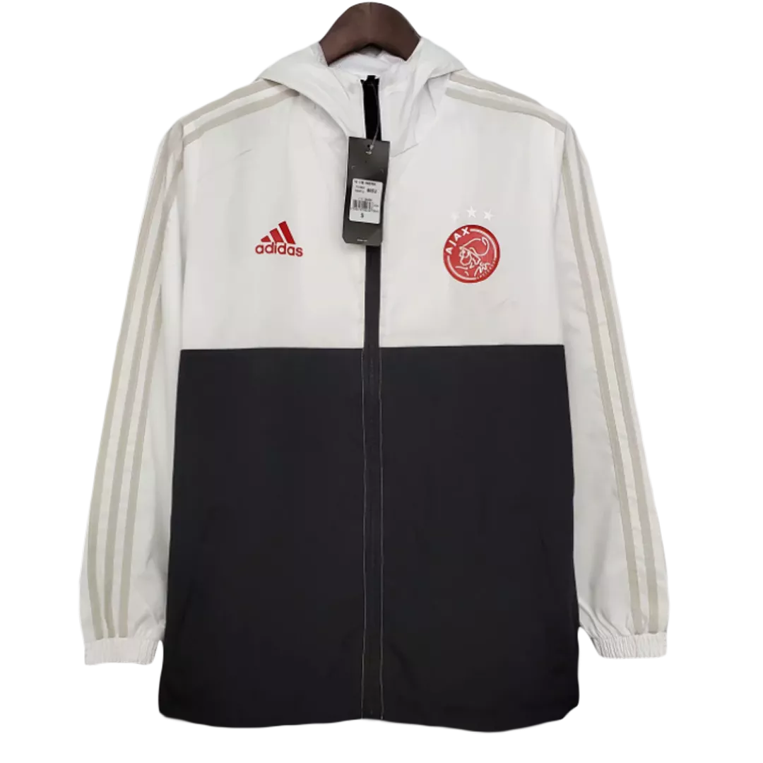 Men's Ajax Windbreaker Hoodie Jacket 2021/22 Adidas - Pro Jersey Shop