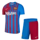 Men's Replica Barcelona Home Soccer Jersey Kit (Jersey+Shorts) 2021/22 - Pro Jersey Shop