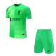Men's Replica Liverpool Goalkeeper Soccer Jersey Kit (Jersey+Shorts) 2021/22 - Pro Jersey Shop