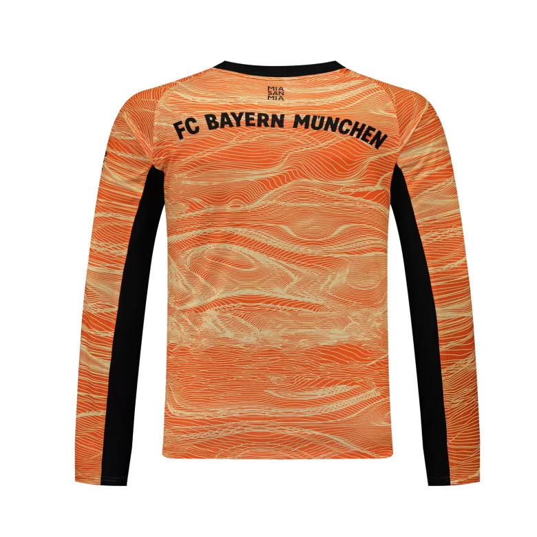 Men's Bayern Munich Goalkeeper Long Sleeve Soccer Jersey Kit (Jersey+Shorts) 2022 - Fan Version - Pro Jersey Shop