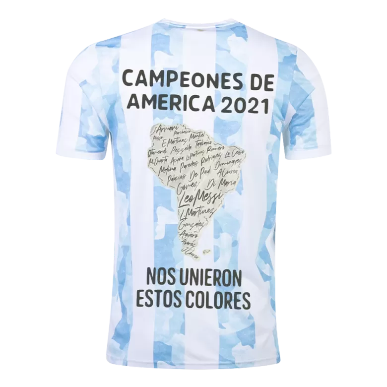 Men's Argentina Home Copa America Soccer Jersey Shirt Winner Version 2021 - Fan Version - Pro Jersey Shop