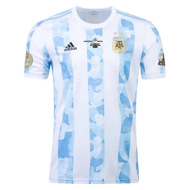 Men's Authentic Argentina Home Soccer Jersey Shirt 2021 - Pro Jersey Shop