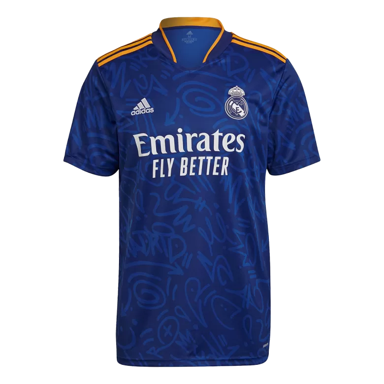 Médula ósea Dinámica frase Men's Replica Real Madrid Away Soccer Jersey Shirt 2021/22 Adidas | Pro  Jersey Shop