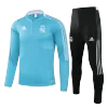 Men's Real Madrid Zipper Tracksuit Sweat Shirt Kit (Top+Trousers) 2021/22 - Pro Jersey Shop