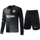 Men's Replica Barcelona Goalkeeper Long Sleeve Soccer Jersey Kit (Jersey+Shorts) 2021/22 - Pro Jersey Shop