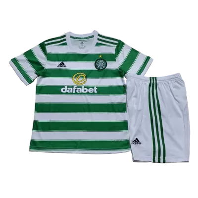 Kids Celtic Home Soccer Jersey Kit (Jersey+Shorts) 2021/22 - Pro Jersey Shop