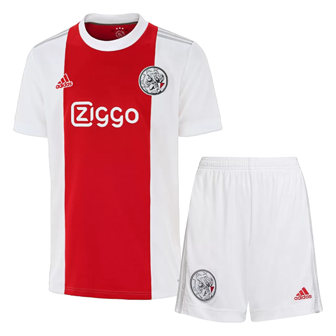 Men's Replica Ajax Home Jersey Kit (Jersey+Shorts) Adidas Pro Jersey Shop