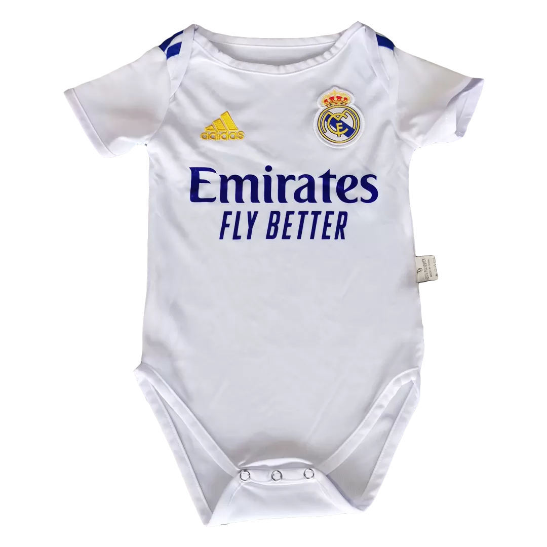 helder kolonie Hinder Real Madrid Home Soccer Baby Onesie 2021/22 Adidas | Pro Jersey Shop