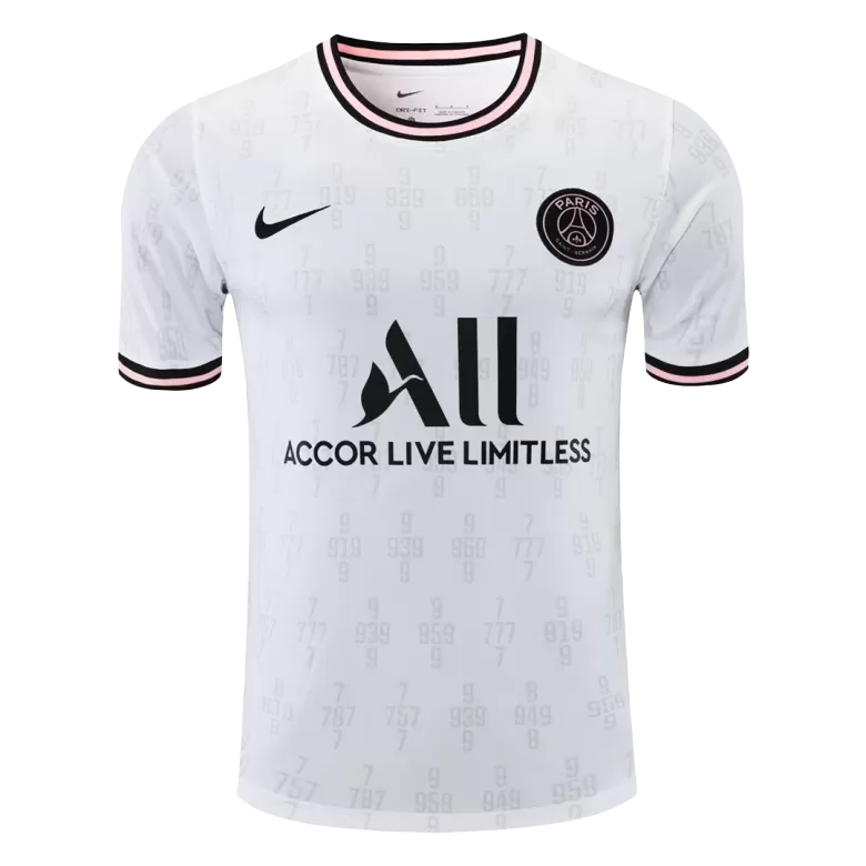 Nike PSG Training Soccer Jersey Kit(Jersey+Shorts) 2021/22 - White