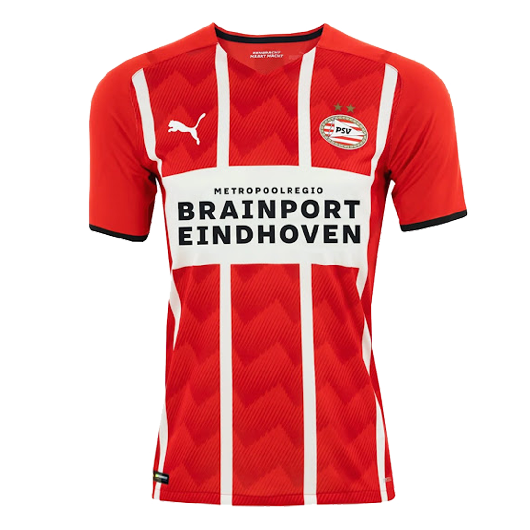 stuiten op verjaardag rechtdoor Men's Replica PSV Eindhoven Home Soccer Jersey Shirt 2021/22 Puma | Pro  Jersey Shop