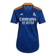 Women's Replica Real Madrid Away Soccer Jersey Shirt 2021/22 Adidas - Pro Jersey Shop