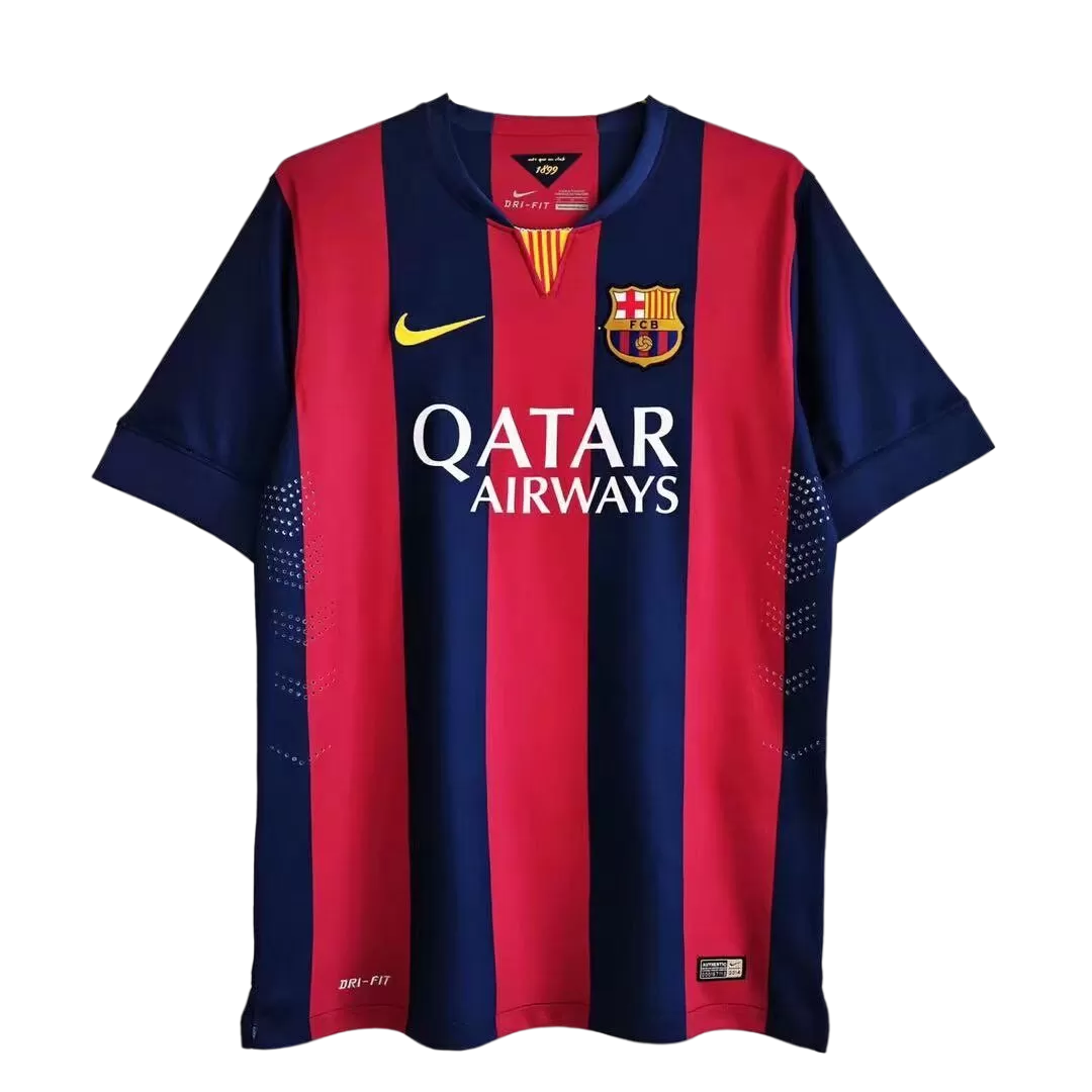 Mijlpaal Puno Bijbel Men's Retro 2014/15 Barcelona Home Soccer Jersey Shirt Nike | Pro Jersey  Shop