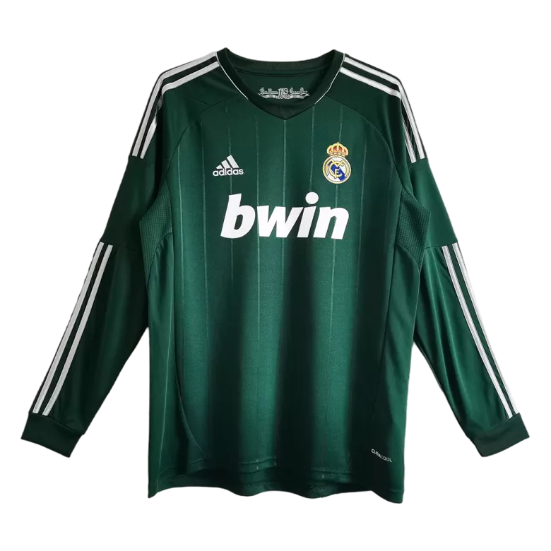 Men's Retro 2012/13 Real Madrid Third Away Long Sleeves Soccer Jersey Shirt - Fan Version - Pro Jersey Shop