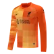 Men's Replica Liverpool Goalkeeper Long Sleeves Soccer Jersey Shirt 2021/22 - Pro Jersey Shop