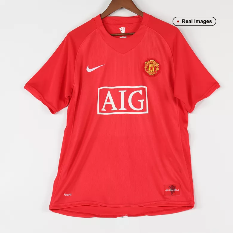 Men's Retro 2007/08 RONALDO #7 Manchester United Home Soccer Jersey Shirt - Pro Jersey Shop