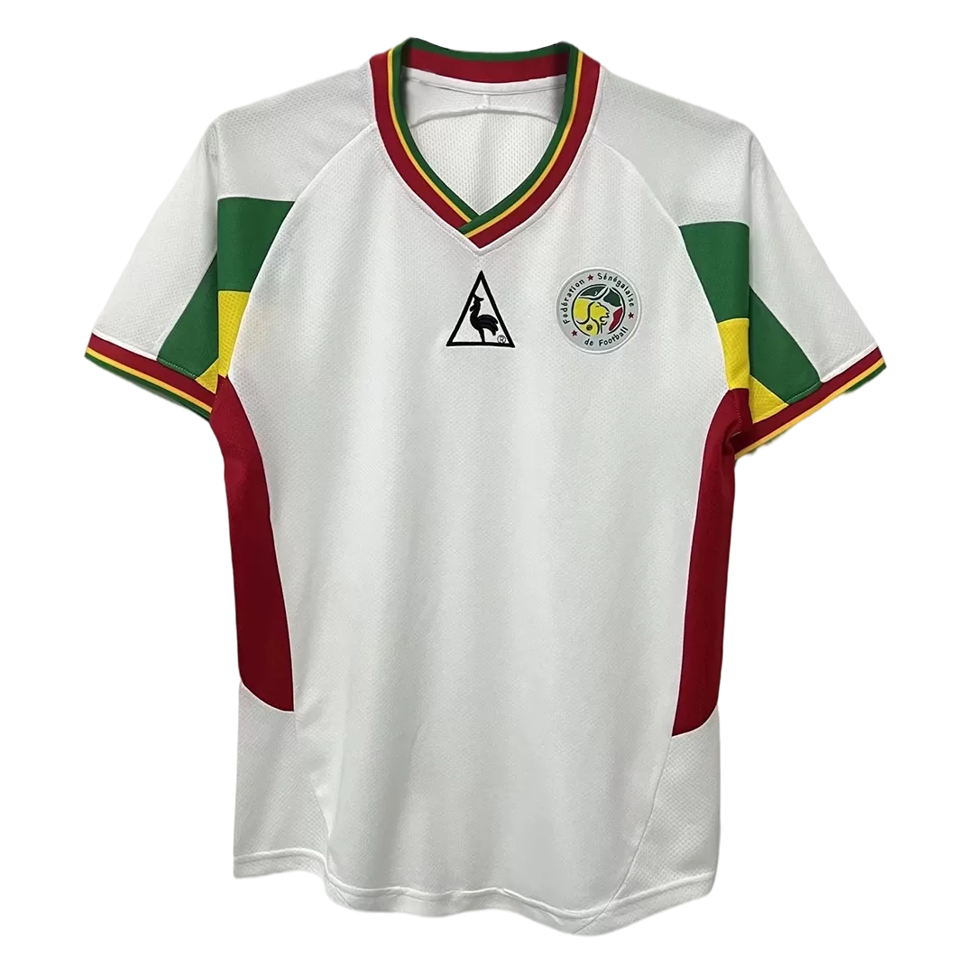Men's Retro 2002 Senegal Away Soccer Jersey Shirt Coq Sportif | Pro Jersey