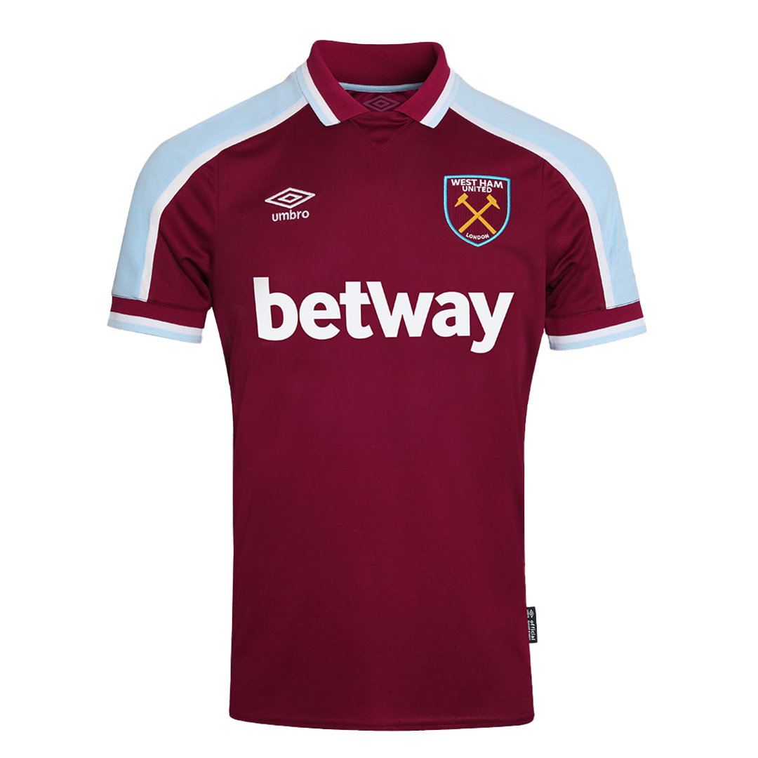 Contour verdrievoudigen Zweet Men's Replica West Ham United Home Soccer Jersey Shirt 2021/22 Umbro | Pro  Jersey Shop