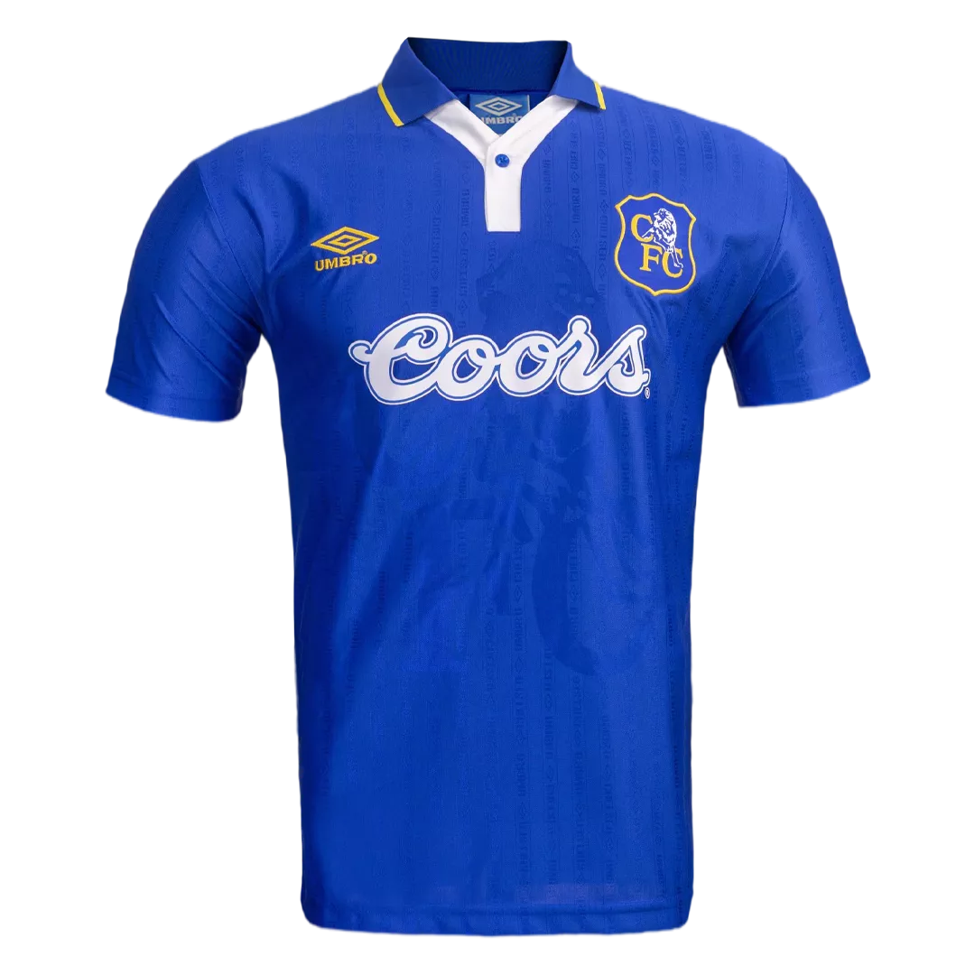 bevind zich Haast je Vochtigheid Men's Retro 1995/97 Chelsea Home Soccer Jersey Shirt Umbro | Pro Jersey Shop